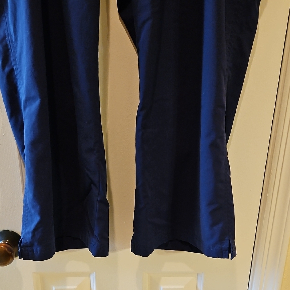 Women's Classic URBANE Navy Blue Scrub Bottoms - Picture 2 of 15